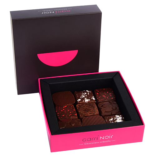 carre noir liege chocolats