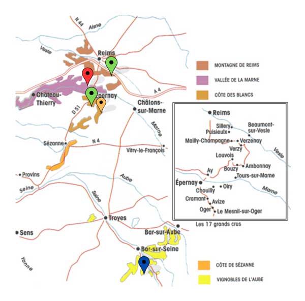 carte de champagne